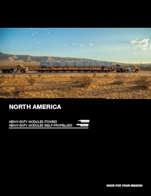 Modulaire oplegger zware vrachten Goldhofer THP/DC