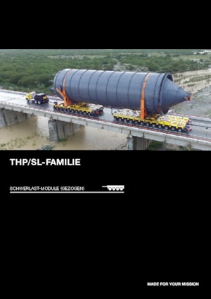 Modulaire oplegger zware vrachten Goldhofer THP/SL