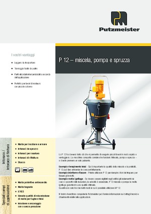 Cementpompen Putzmeister P 12 