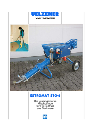 Cementpompen Uelzener Estromat S 70-6