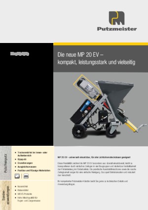 Cementpompen Putzmeister MP 20 EV