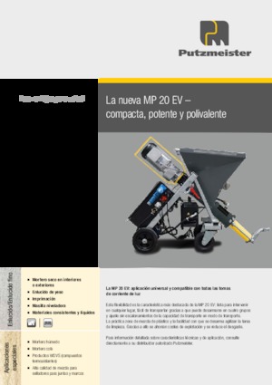 Cementpompen Putzmeister MP 20 EV