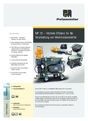 Cementpompen Putzmeister MP 25 