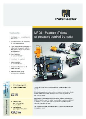 Cementpompen Putzmeister MP 25 