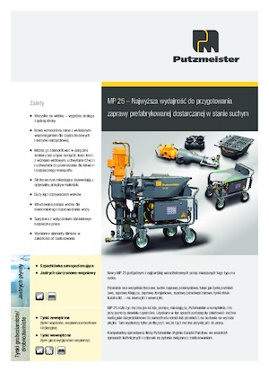 Cementpompen Putzmeister MP 25 