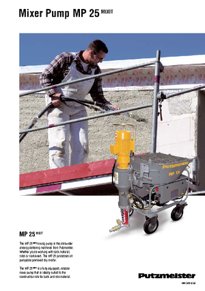 Cementpompen Putzmeister MP 25 Mixit JP-WP/D5K