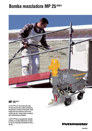 Cementpompen Putzmeister MP 25 Mixit JP-WP/D5K