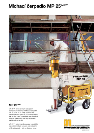 Cementpompen Putzmeister MP 25 Mixit JP-WP/D5K