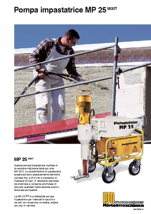 Cementpompen Putzmeister MP 25 Mixit JP-WP/D5K