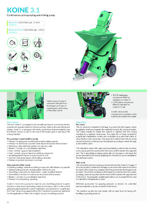 Cementsproeiers Imer Koine 3.1 Coat