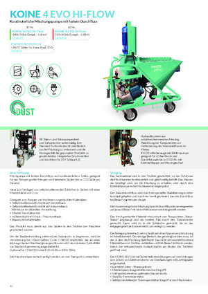 Cementsproeiers Imer Koine 4 Evo Hi-Flow