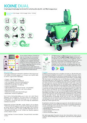Cementsproeiers Imer Koine Dual