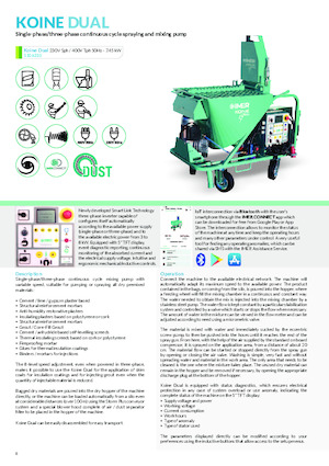 Cementsproeiers Imer Koine Dual