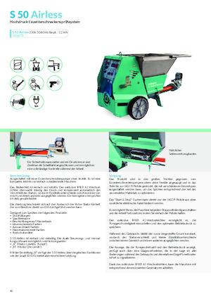 Cementsproeiers Imer S 50 Airless