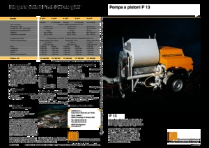 Stationaire betonpompen Putzmeister P 13 EMR KA 230