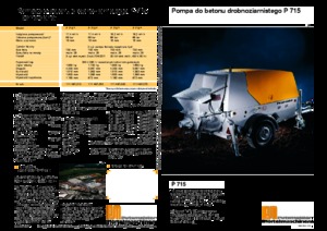 Stationaire betonpompen Putzmeister P 715 TD