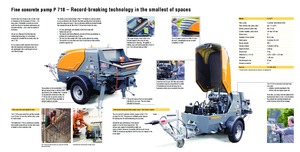 Stationaire betonpompen Putzmeister P 718 TD