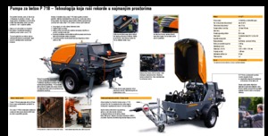 Stationaire betonpompen Putzmeister P 718 TD