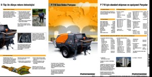 Stationaire betonpompen Putzmeister P 718 TD