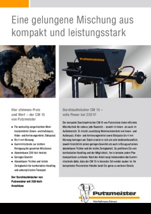 Cementpompen Putzmeister CM 15