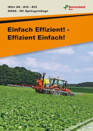 Opbouwveldspuiten Kverneland iXter A12