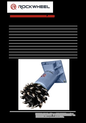 Monteerbare freeskoppen voor hydraulische graafmachines Rockwheel by ROCK.ZONE AX 30