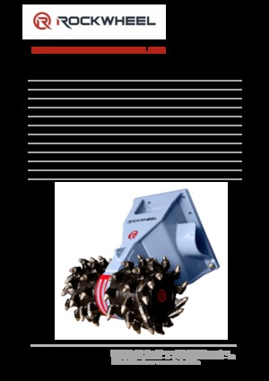 Monteerbare freeskoppen voor hydraulische graafmachines Rockwheel by ROCK.ZONE D 10