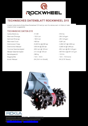 Monteerbare freeskoppen voor hydraulische graafmachines Rockwheel by ROCK.ZONE D 15