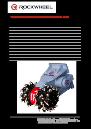 Monteerbare freeskoppen voor hydraulische graafmachines Rockwheel by ROCK.ZONE G 50