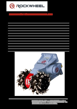 Monteerbare freeskoppen voor hydraulische graafmachines Rockwheel by ROCK.ZONE G 50