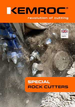 Monteerbare freeskoppen voor hydraulische graafmachines Kemroc KR 30