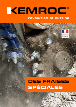 Monteerbare freeskoppen voor hydraulische graafmachines Kemroc KR 30