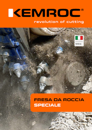 Monteerbare freeskoppen voor hydraulische graafmachines Kemroc KR 30