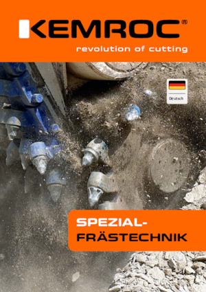 Monteerbare freeskoppen voor hydraulische graafmachines Kemroc EKT 160 HD