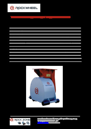 Monteerbare freeskoppen voor hydraulische graafmachines Rockwheel by ROCK.ZONE RR 200