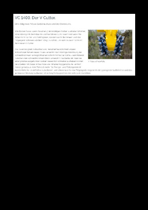 Monteerbare freeskoppen voor hydraulische graafmachines Epiroc VC 1400