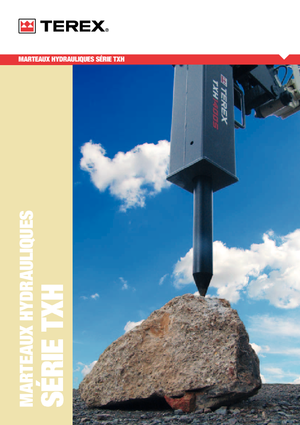 Monteerbare freeskoppen voor hydraulische graafmachines Terex WS 30 HD