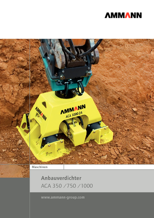 Compactors voor hydraulische graafmachines Ammann ACA 1000