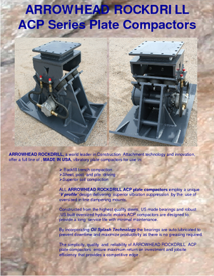 Compactors voor hydraulische graafmachines Ammann ACP 200