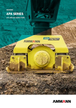 Compactors voor hydraulische graafmachines Ammann APA 2040
