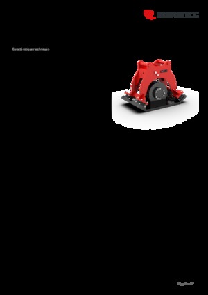 Compactors voor hydraulische graafmachines Rototilt® C22