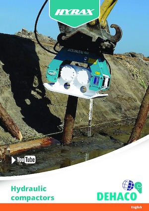 Compactors voor hydraulische graafmachines Dehaco HYRAX 125