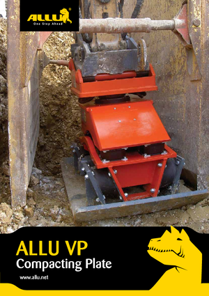 Compactors voor hydraulische graafmachines Allu VP 200