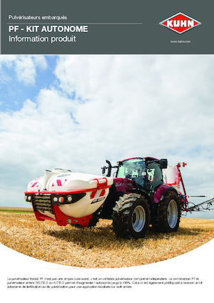Opbouwveldspuiten Kuhn PF Select