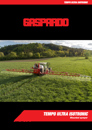 Opbouwveldspuiten Gaspardo Tempo Ultra 1600 Isotronic