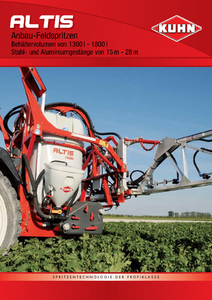 Opbouwveldspuiten Kuhn Altis 1800