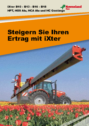 Opbouwveldspuiten Kverneland iXter B13
