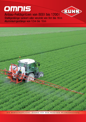 Opbouwveldspuiten Kuhn Omnis 800