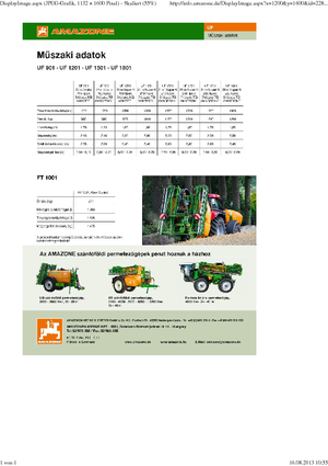 Opbouwveldspuiten Amazone UF 1801 (18)