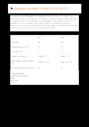 Opbouwspreadingassemblages Pronar EPT 21